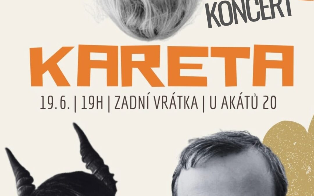 Koncert tria KARETA 19.6.2026 19-21h.