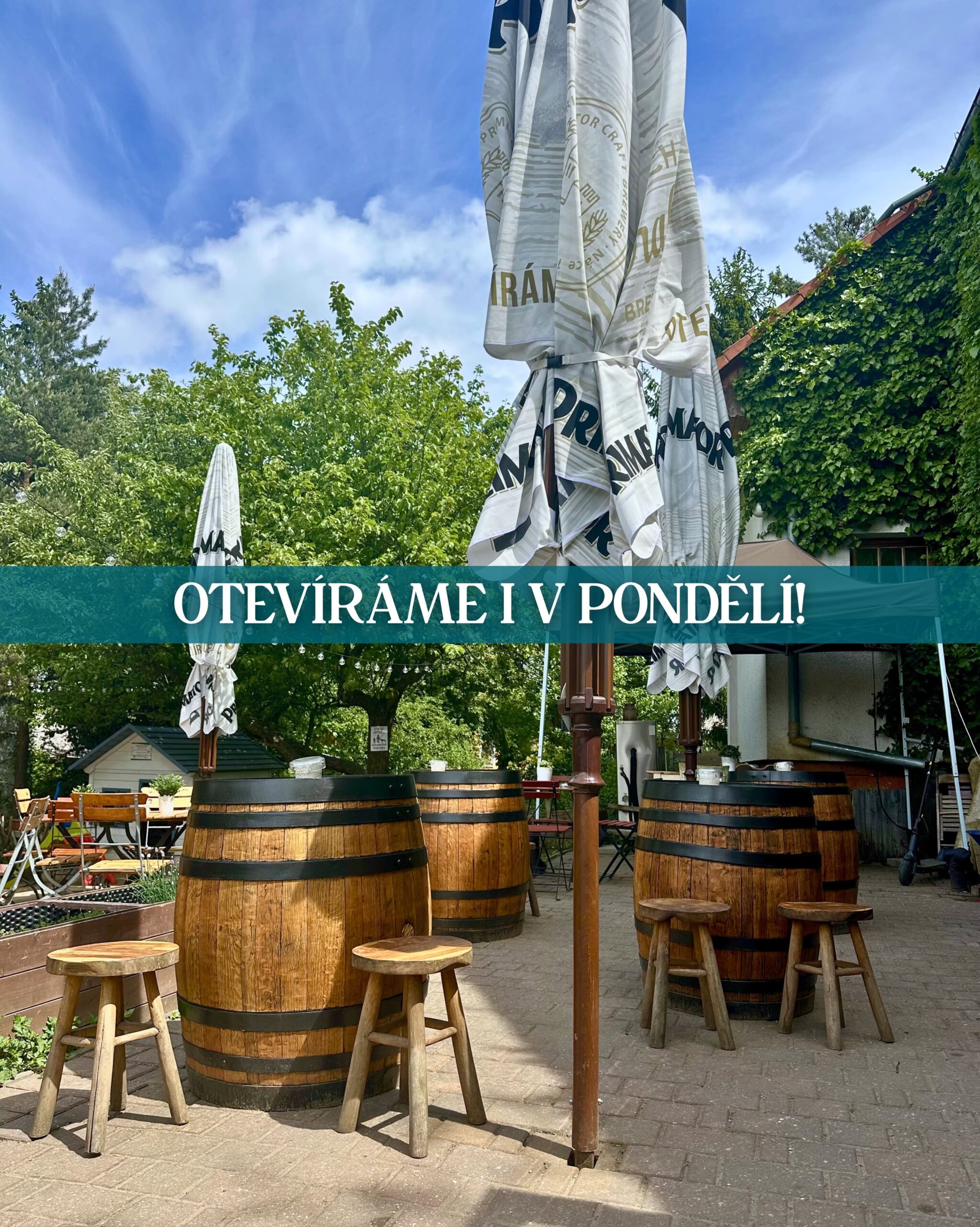 otevíráme i v pondělí