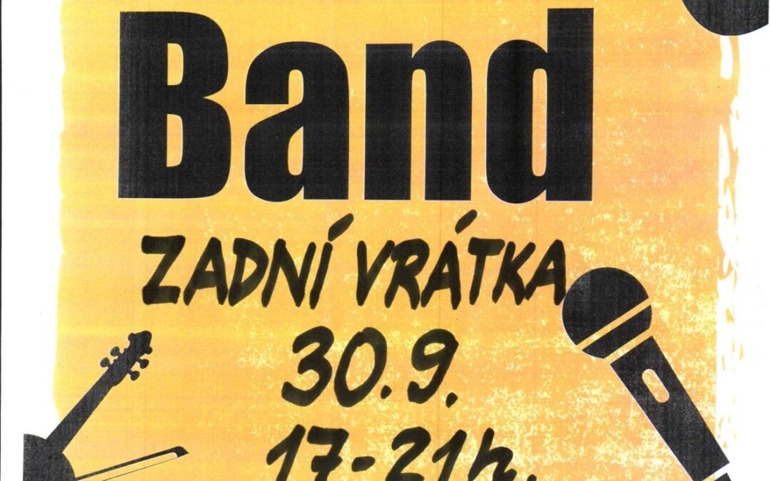 Koncert kapely The Band 30.9. 17-21h.